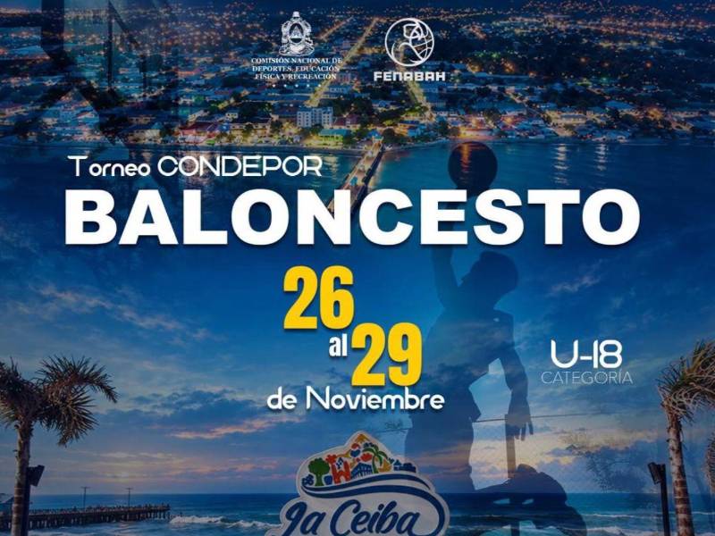 La Ceiba se alista para recibir el Torneo CONDEPOR de Baloncesto U-18