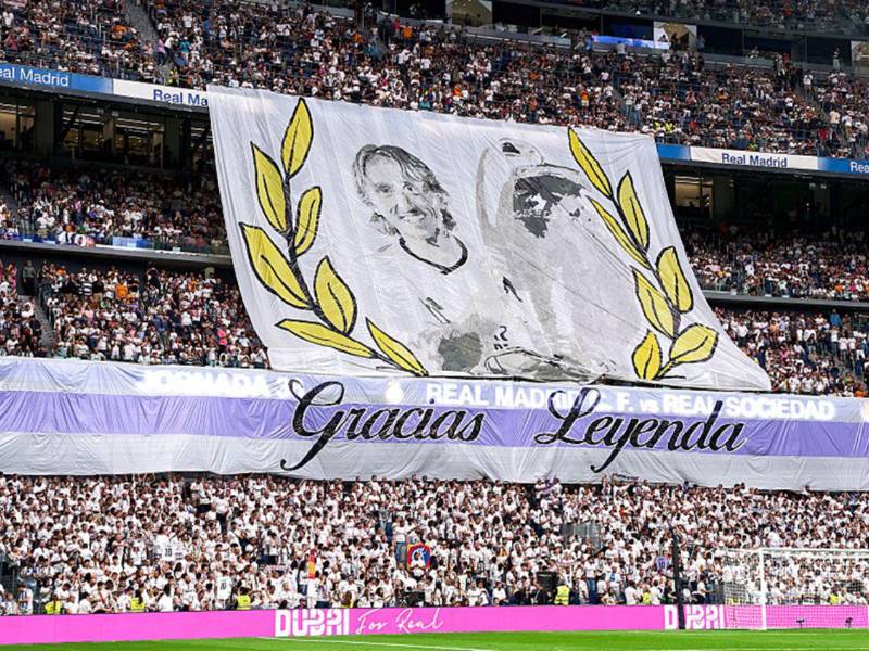 El Santiago Bernabéu le agradeció a Luka Modric por su legado en el club blanco