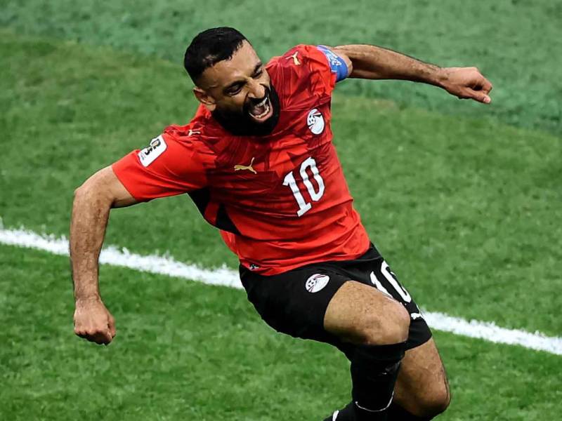 Egipto está ganando el partido en Vancouver frente a Nueva Zelanda y Mohamed Salah anotó el segundo. Foto cortesía FIFA.