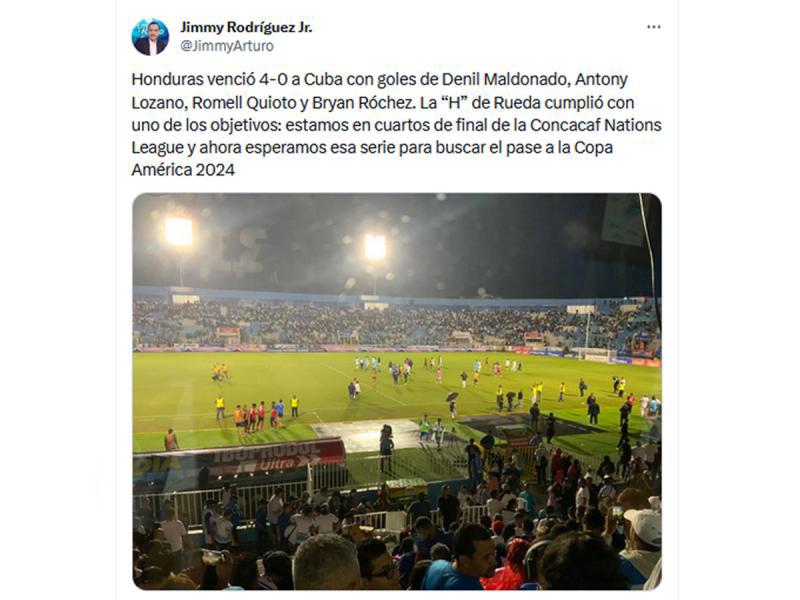 Los periodistas y su opinión sobre el gane de Honduras: “Nos benefició el calendario”, “Ahora se viene lo bonito” y “No emocionarse demasiado”