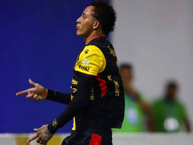 Así fue el festejo de Nixon Cruz en el gol ante Motagua