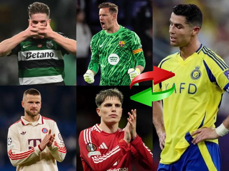 Cristiano Ronaldo pierde aliado en Al Nassr, Gyokeres recibe mala noticia y Ter Stegen se va del Barça e interesa a campeón