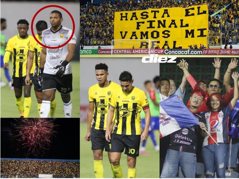 NO SE VIO EN TELEVISIÓN: Amargura en Real España, la afición del Xelajú desató la locura, el enorme tifo aurinegro que sorprendió y la fiesta en el Estadio Morazán. FOTOS: MAURICIO AYALA | NEPTALÍ ROMERO.