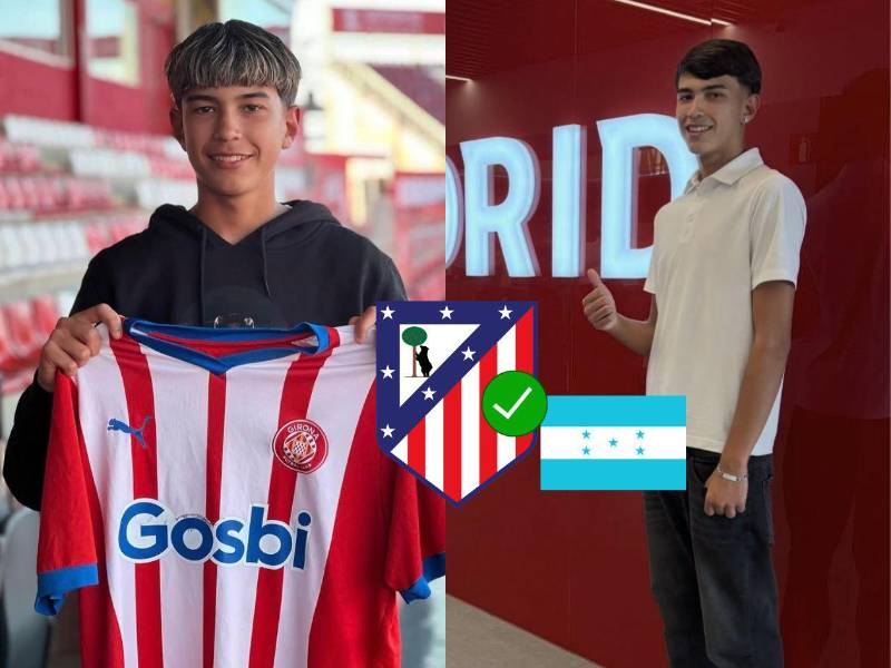 Isaac Ruiz, de sangre catracha, fichó por el poderoso Atlético de Madrid.