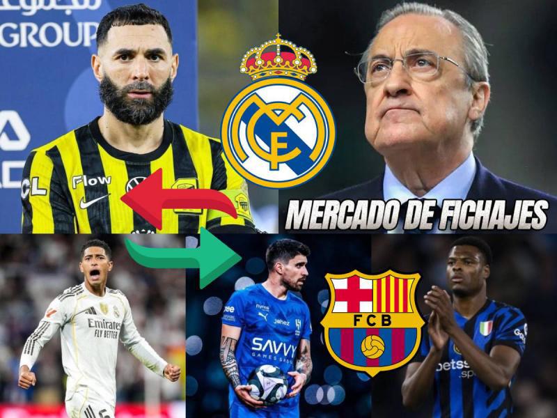 Real Madrid busca nuevo técnico, Barcelona va por un crack y Benzema recibe oferta para dejar la liga de Cristiano