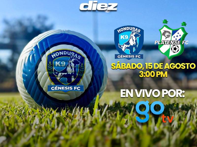 Este sábado comienzan las transmisiones de la Liga Nacional y Diario DIEZ, junto a HCH y GOTV traen toda la emoción del duelo entre Génesis FC y Platense.