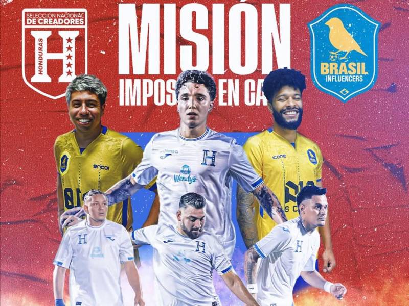 Honduras vs Brasil, este viernes en el Estadio Olímpico de San Pedro Sula.