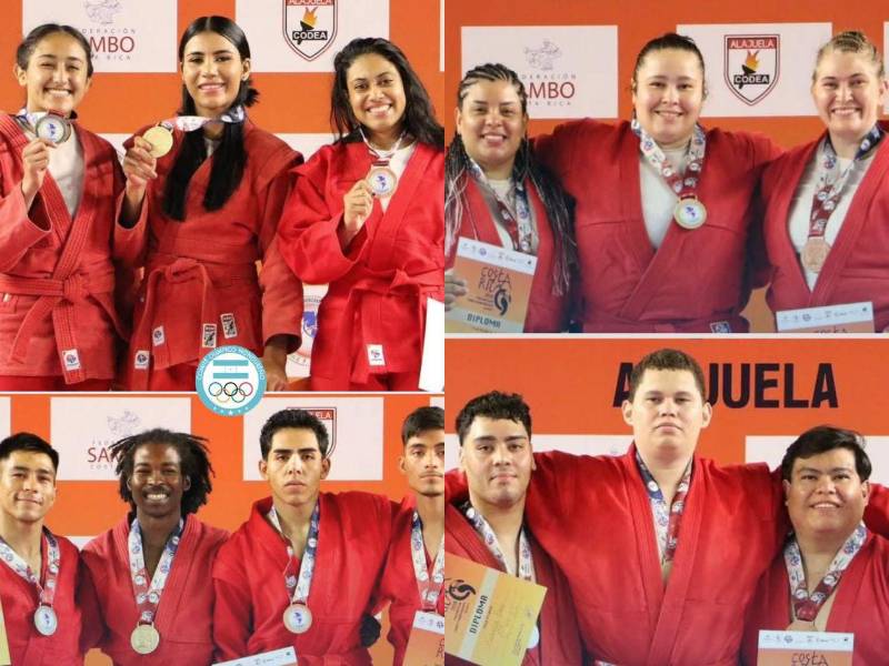 Nuestros catrachos conquistaron medallas en las primeras jornadas del Campeonato de Sambo.
