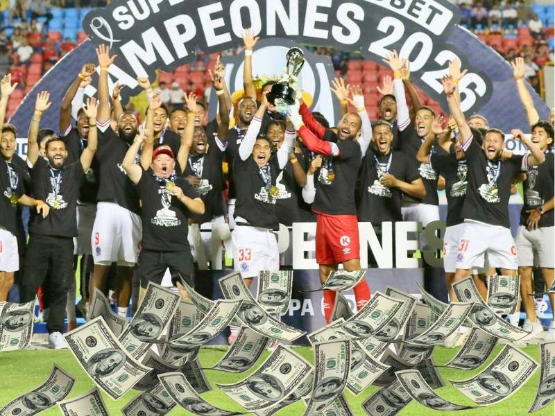 Olimpia conoció la millonaria cifra que se agenció tras ganar la Supercopa de Honduras.