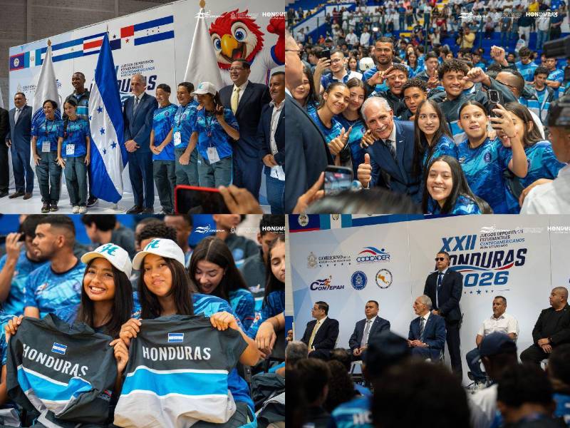 ¡Fue una tremenda fiesta! Así se vivió la juramentación a los 589 atletas hondureños que participarán en los Juegos CODICADER.