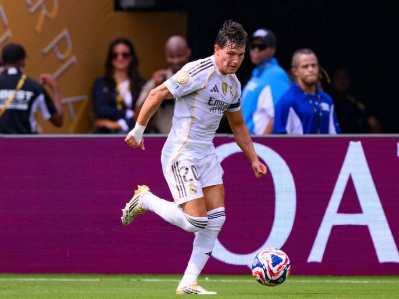 Fran García, lateral izquierdo del Real Madrid.