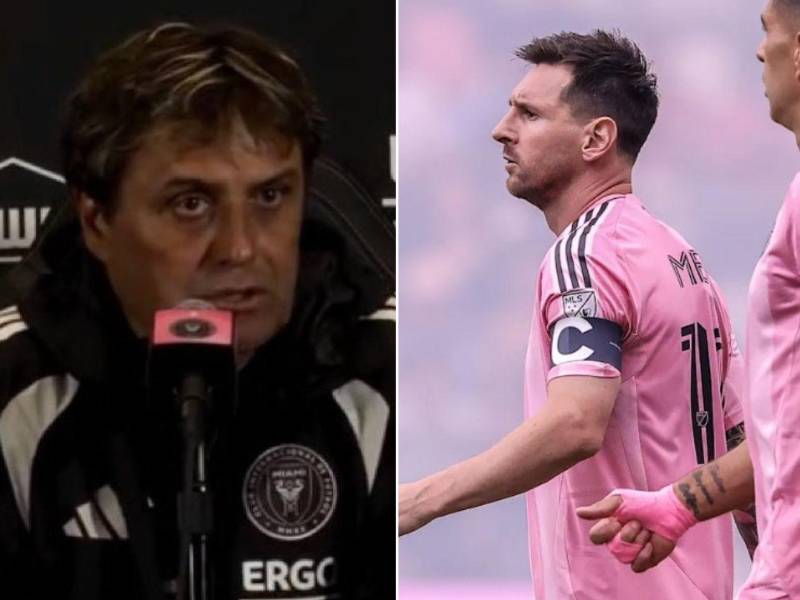 Guillermo Hoyos, técnico del Inter Miami, explicó la sustitución de Messi a los 73 minutos del encuentro.