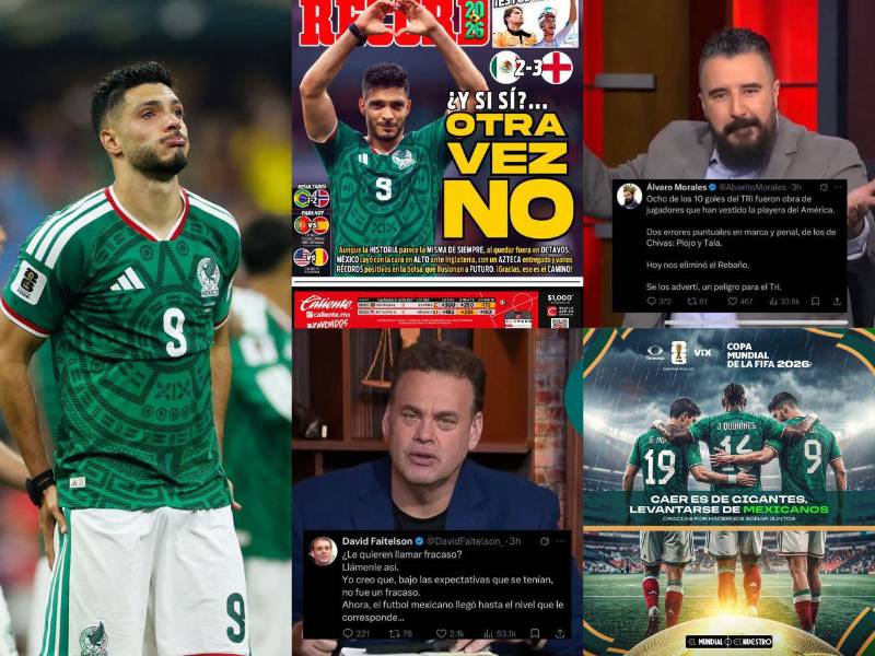 Duele muchísimo esta eliminación: las portadas de los diario de México tras quedar fuera del Mundial 2026 ante Inglaterra