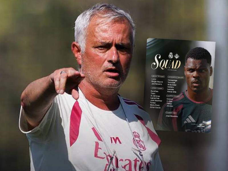 José Mourinho todavía no cuenta con futbolistas como Vinicius, Bellinham o Mbappé que siguen de vacaciones.