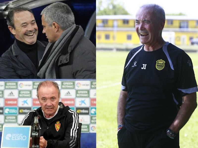 Juan Ignacio Martínez en su época de entrenador de LaLiga de España donde dirigió al Levante y enfrentó a Mourinho; también dirigió al Zaragoza en segunda.