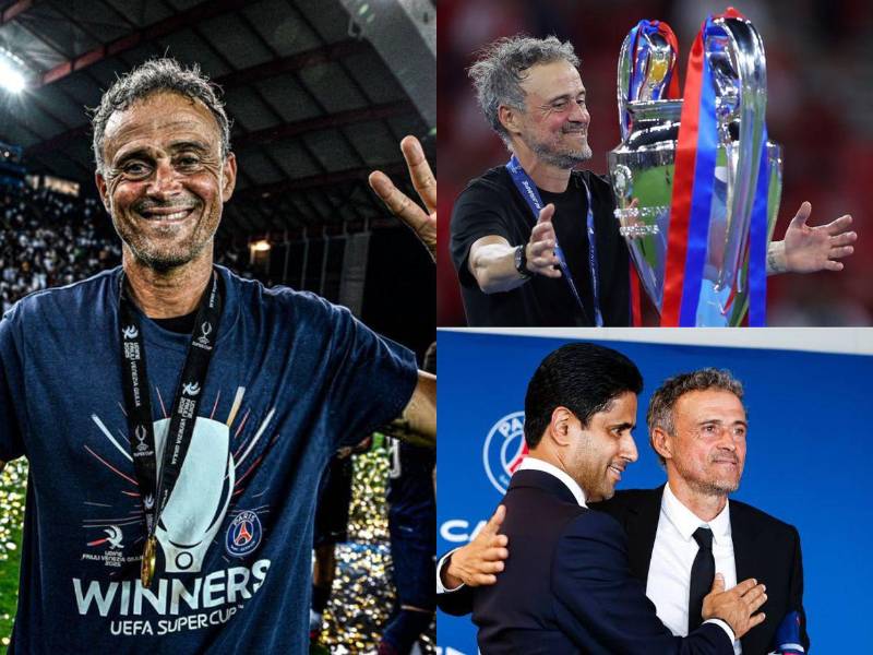 <b>Luis Enrique recibe el premio del PSG: renovación hasta 2030 y aumento millonario</b>