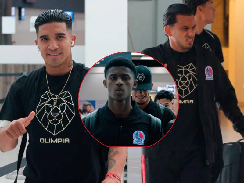 El Olimpia viajó este miércoles a Panamá para enfrentar al Alianza en duelo por la tercera jornada de la Copa Centroamericana de Concacaf. Así captamos a Edwin Rodríguez quien viajó con la nariz fracturada.