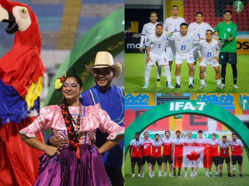 Con baile y goleada incluida: así fue la inauguración del torneo internacional IFA 7 en el Estadio Nacional Chelato Uclés de Tegucigalpa.