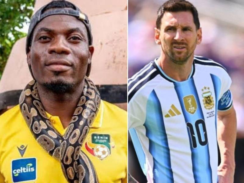 Marcel Dandjinou advirtió a Messi previo al partido de que disputará Argentina ante Benín en el Monumental.