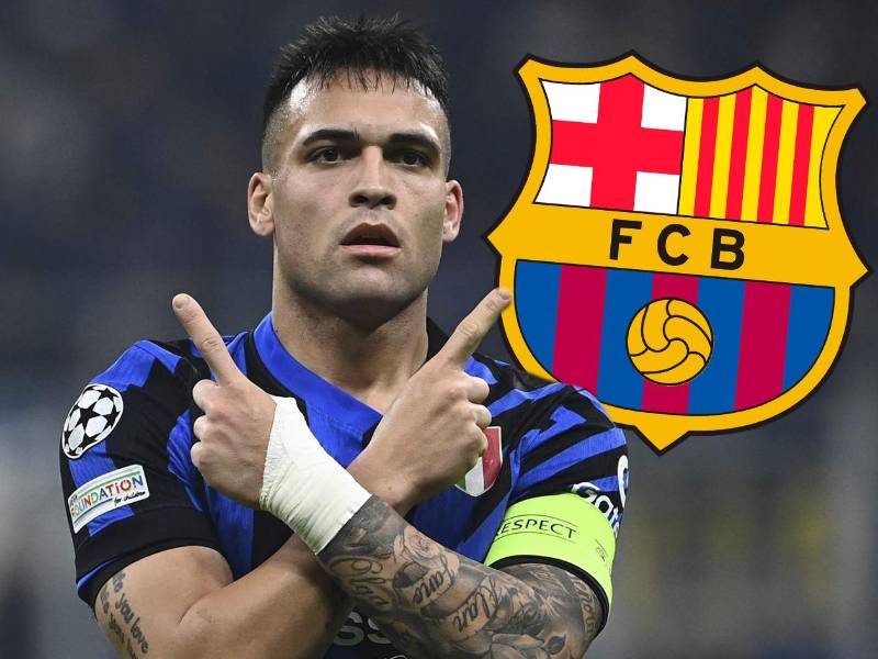 El Inter cierra la puerta a la salida de Lautaro Martínez ante el interés del Barcelona en el mercado de verano.,