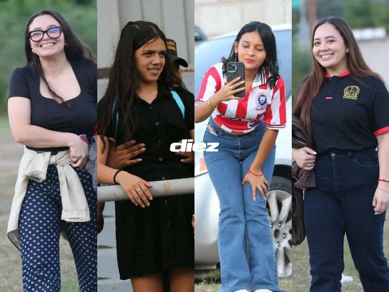 ¡Tremendo ambientazo en Comayagua! Las chicas del Olimpia que enamoraron en la previa, la curiosa foto de la Policía con aficionada y reaparece la famosa gorra del tiburón.