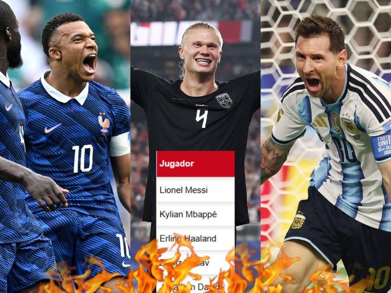 Argentina, Noruega y Francia tiene a los máximos goleadores del Mundial.