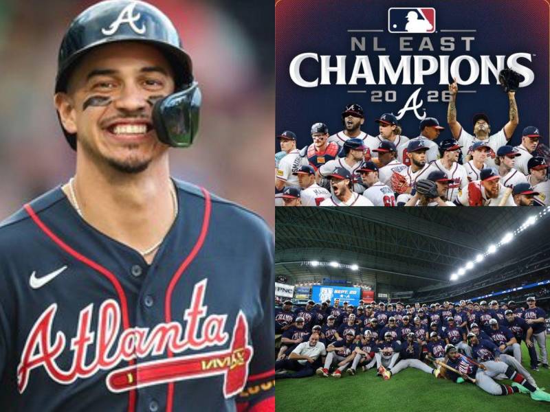 Mauricio Dubón celebra a lo grande: Atlanta Braves son campeones del Este de la Liga Nacional