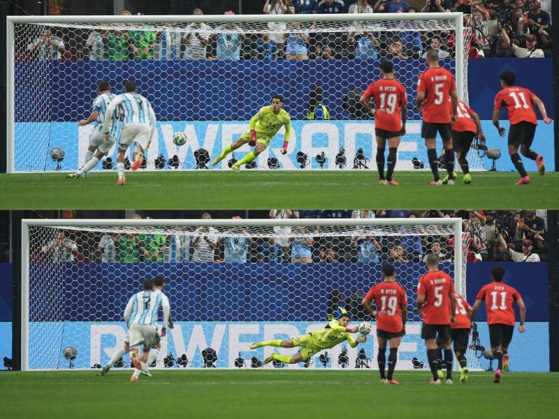 Así fue el fallo de penal de Messi ante Egipto
