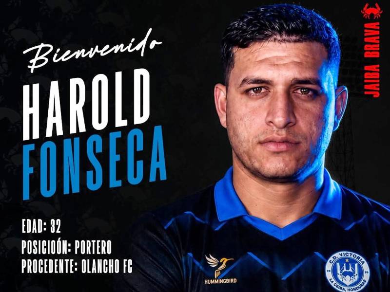 El guardameta Harold Fonseca fue anunciado en el CD Victoria de La Ceiba.