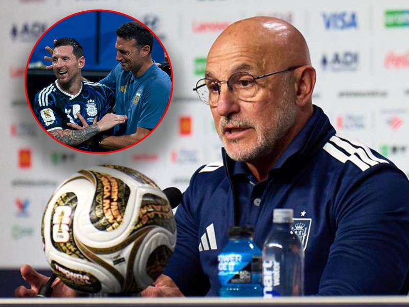Luis de la Fuente analizó el juego de Argentina previo a la final de la Copa del Mundo desde Nueva York.