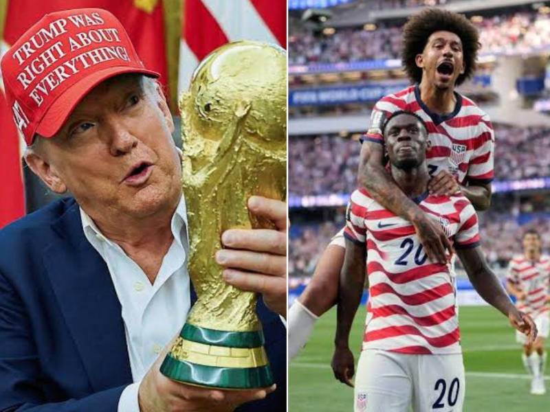 Donald Trump, presidente de Estados Unidos, felicitó al combinado nacional por debutar con una contundente victoria.