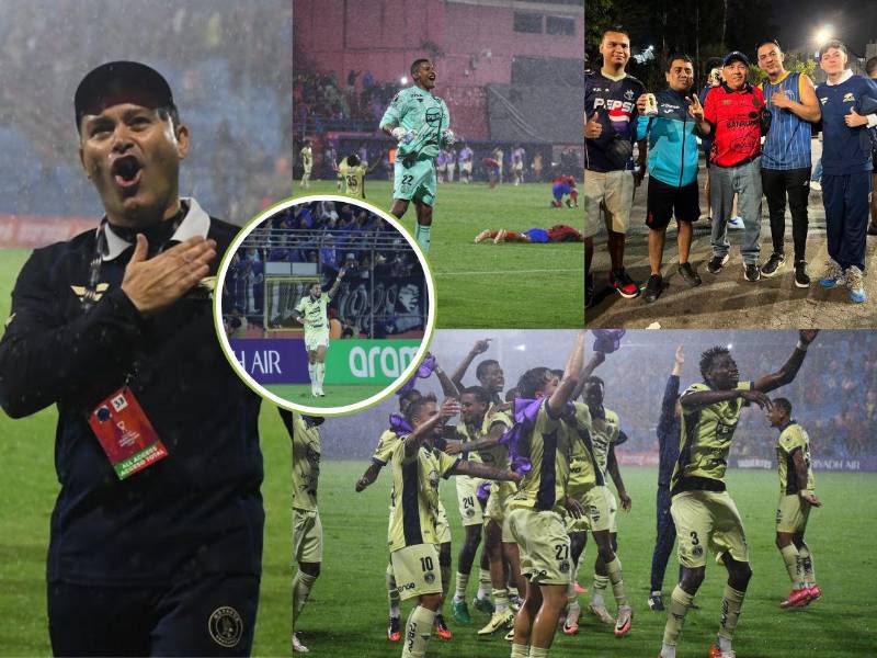 Así festejó Motagua su clasificación en Guatemala tras eliminar a Municipal en su propia casa.