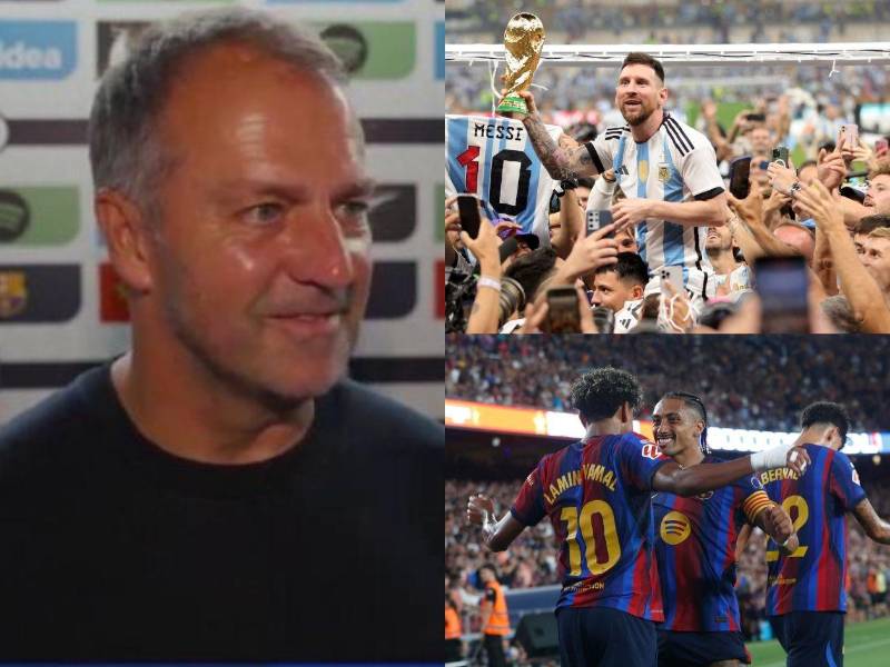 Flick se rinde ante Messi y confirma lo que pasará en el último día de mercado de fichajes con el Barcelona.