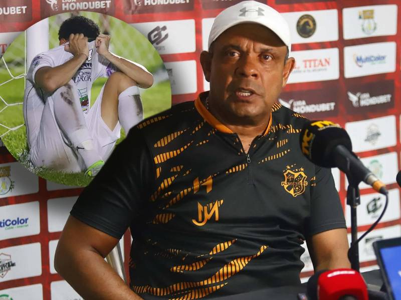 Raúl Cáceres en la conferencia de prensa luego de sufrir una nueva derrota en el torneo Apertura 2026.
