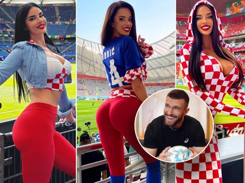 La hermosa influencer se pronunció sobre su asistencia en la Copa del Mundo para apoyar a Croacia y lanzó un sugerente mensaje al futbolista Tim Payne.