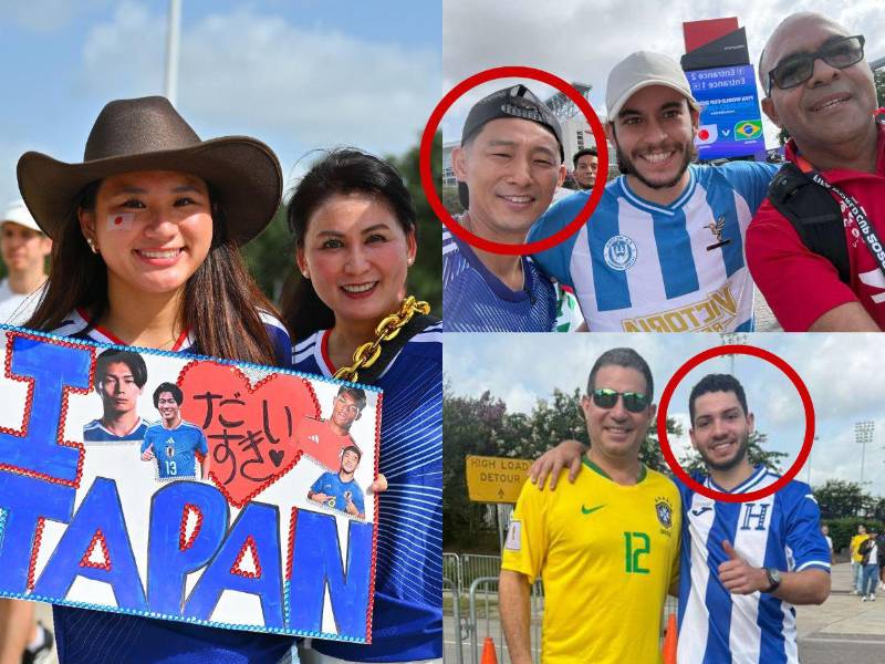 ¡Ambientazo afuera del Energy Stadium! Shin Fujiyama sorprende en Houston, hondureño apareció con la camiseta catracha y la bella japonesa que enamoró a todos.