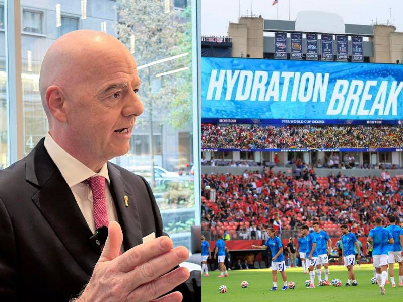Infantino defiende las pausas de hidratación: Son iguales para todos