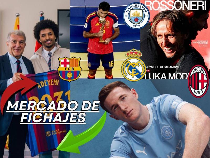 Mercado de fichajes: la postura de Mourinho con Rodri, Manchester City hace el fichaje más caro de la historia y Barcelona se refuerza para la Champions League
