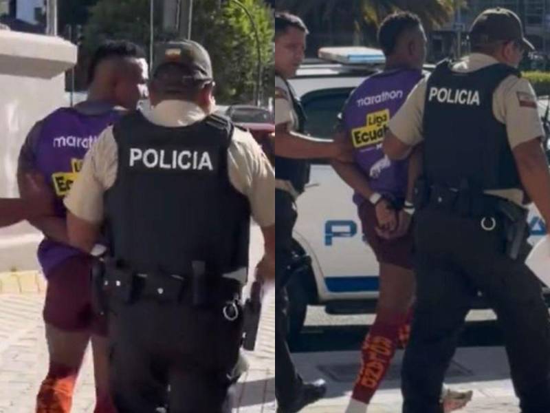 Futbolista es detenido mientras calentaba para jugar: la decisión que tomó el DT