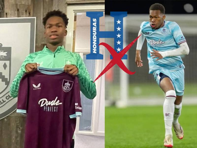 Keyvan Figueroa recientemente debutó con la Sub-18 del Burnley, primero fue fichado por la Sub-15.