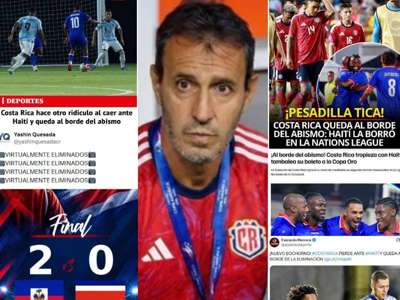 ¡Sin piedad! Así reaccionan los medios costarricenses luego de la nueva derrota de la selección frente a Haití en la Concacaf Nations League. Señalan al entrenador que podría reemplazar al argentino Fernando Batista.