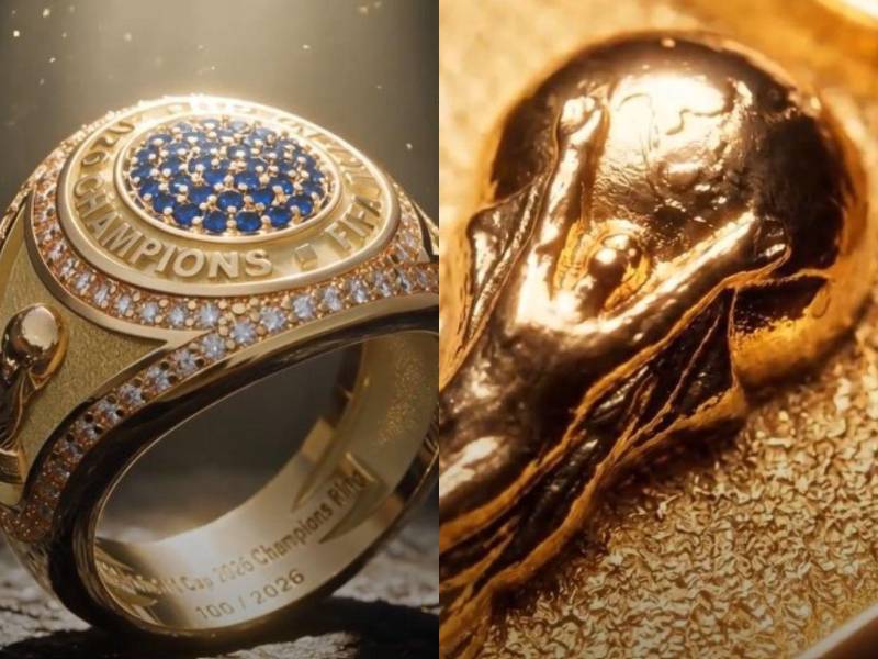 El hermoso anillo que recibirán cada uno de los campeones de la Copa del Mundo.