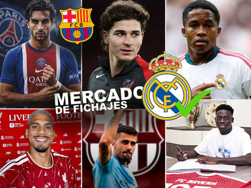 Todas las novedades que deja el mercado de fichajes de Europa: Julián Álvarez estalla en su regreso a los trabajos del Atlético y la oferta del PSG por una figura del conjunto blanco. La decisión final de Endrick.