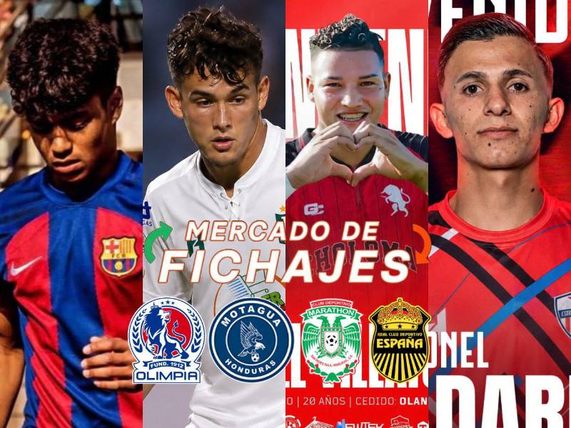 Mercado de Fichajes de la Liga Nacional: Olimpia recibe duro golpe, hondureño se va del FC Barcelona, Estrella Roja se sigue armando y Marathón suma alta.