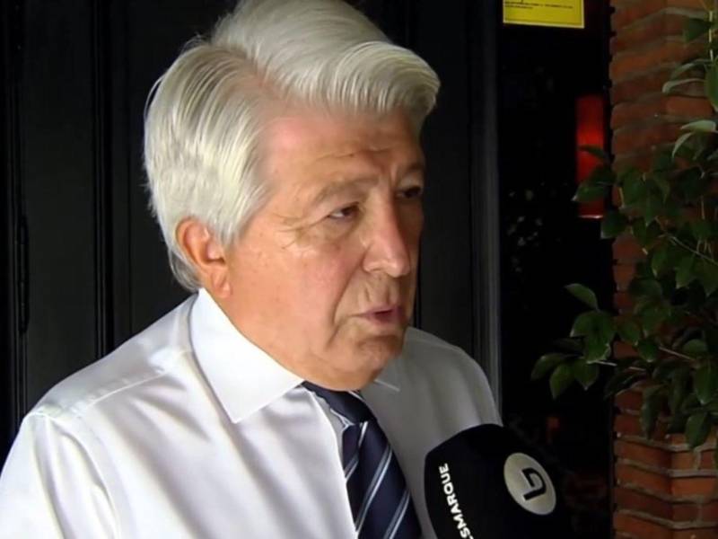 Cerezo, presidente del Atlético de Madrid, habló sobre Julián.
