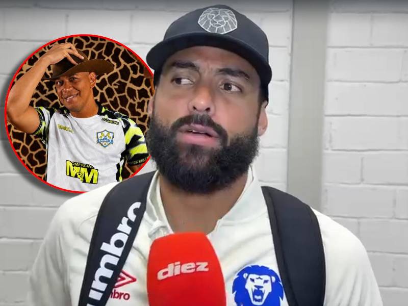 El portero melenudo evitó hablar mucho de las polémicas declaraciones de Denovan Torres, portero del Juticalpa FC.