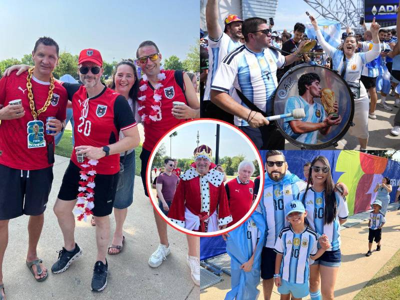 Diario Diez está presente: así se vive el ambiente previo al partido entre la Argentina de Messi y la Austria de David Alaba