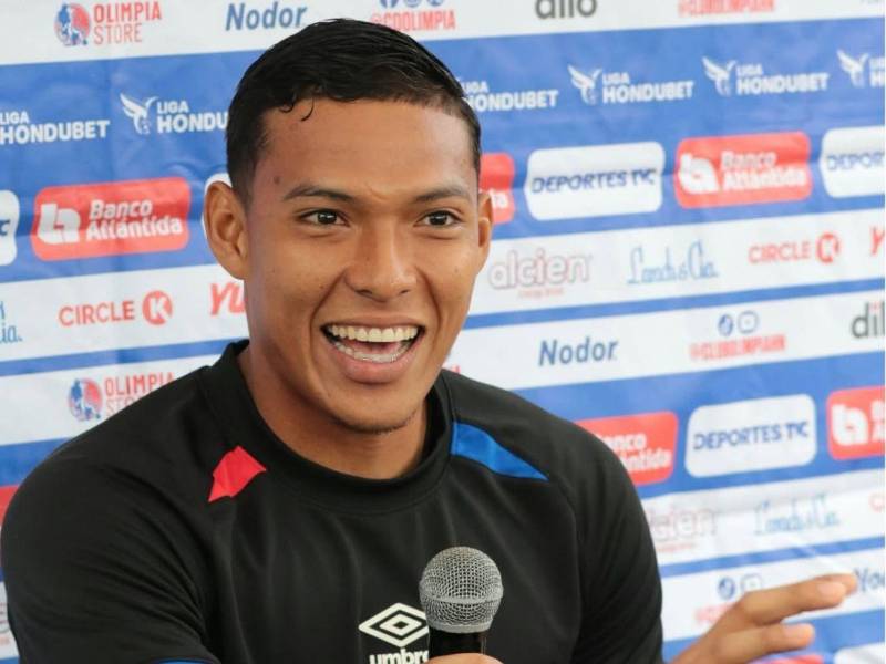 Onan Rodríguez atendió la conferencia de prensa de Olimpia previo al duelo ante Real España.