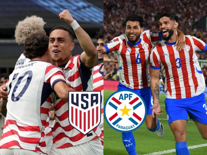 Estados Unidos y Paraguay se miden en un partidazo en Los Ángeles.