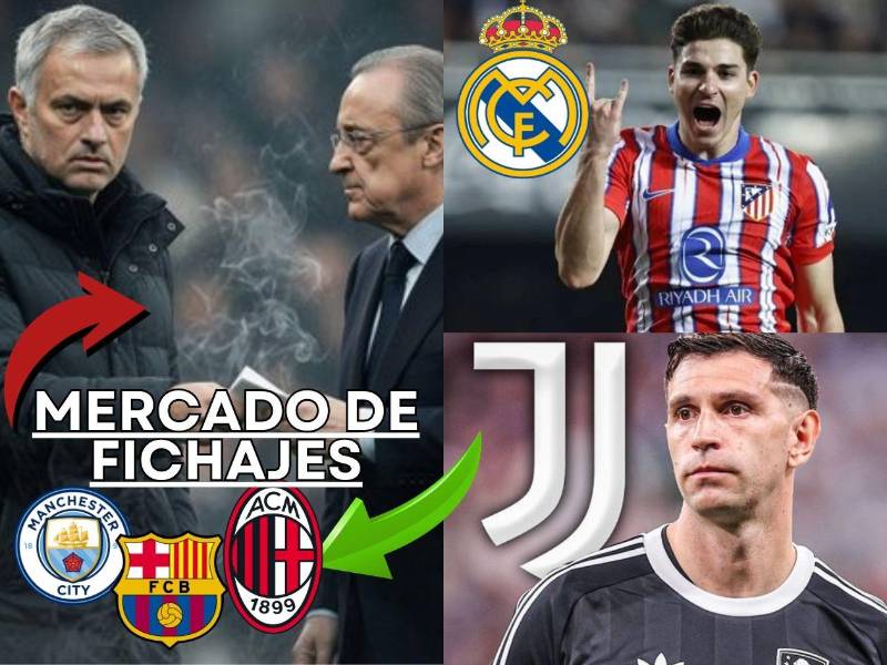 Mercado de fichajes: Real Madrid quiere reforzar la plantilla con cinco jugadores, Atlético de Madrid responde por Julián y el jugador que se va del Manchester City junto a Guardiola.